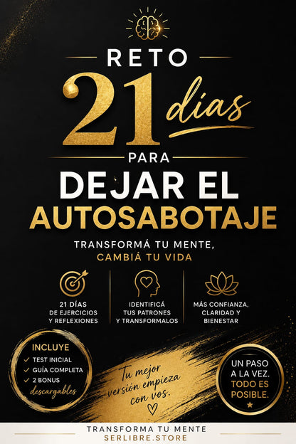 Reto 21 Días para Eliminar el Autosabotaje